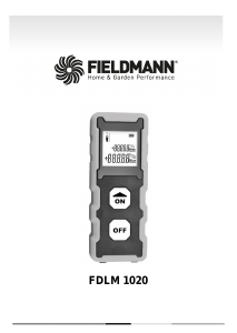 Manuál Fieldmann FDLM 1020 Laserový dálkoměr