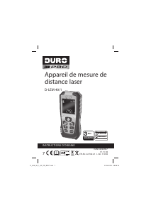 Mode d’emploi DURO D-LEM 40/1 Mètre de distance au laser