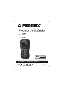Manual Ferrex F-LEM 70-2 Medidor de distâncias a laser