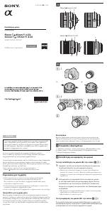 Εγχειρίδιο Sony SAL135F18Z Φακός κάμερας