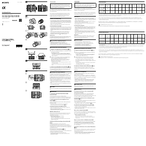 Manual Sony SAL2470Z Lente