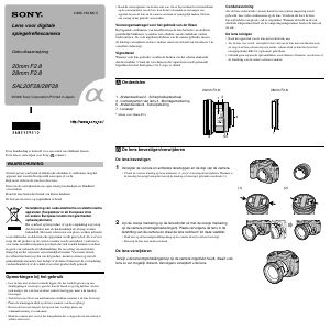 Handleiding Sony SAL28F28 Objectief