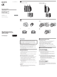 Manual Sony SAL30M28 Obiectiv