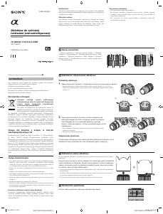 Instrukcja Sony SAL70300G Obiektyw