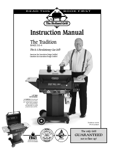 Manual The Holland Grill The Tradition (BH421SG4) Barbecue