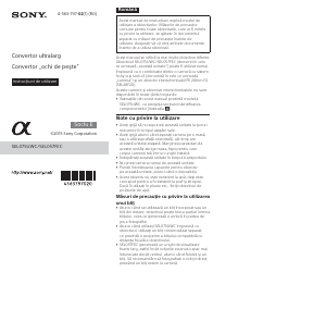 Manual Sony SEL057FEC Obiectiv