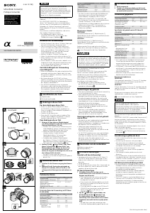 Manuale Sony SEL075UWC Obiettivo