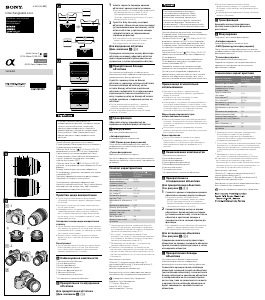 Посібник Sony SEL1635Z Об'єктив