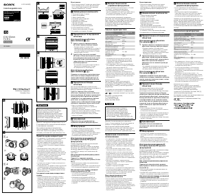 Посібник Sony SEL1655G Об'єктив