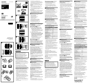 Руководство Sony SEL24105G Объектив