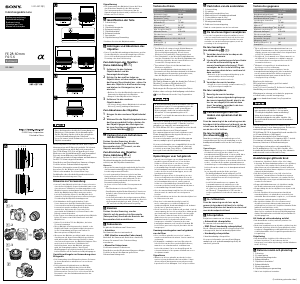 Handleiding Sony SEL2860 Objectief