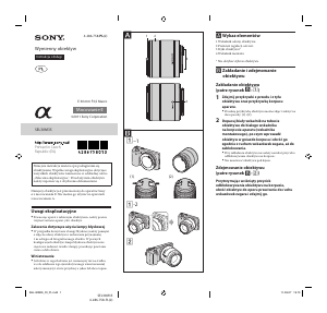 Instrukcja Sony SEL30M35 Obiektyw