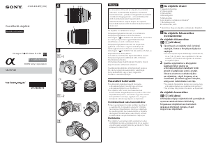 Használati útmutató Sony SEL35F14Z Fényképezőgép-lencse