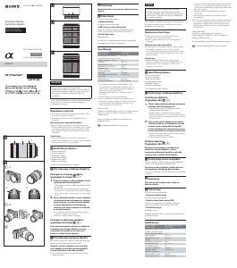 Priručnik Sony SEL55210 Objektiv fotoaparata