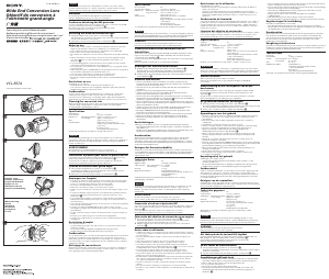 Manual de uso Sony VCL-E07A Objetivo