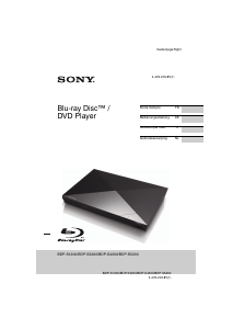 Mode d’emploi Sony BDP-S1200 Lecteur de blu-ray