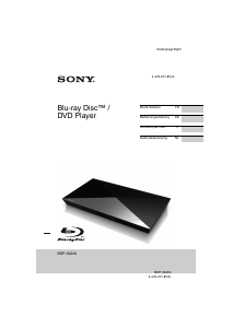Mode d’emploi Sony BDP-S6200 Lecteur de blu-ray