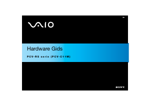 Handleiding Sony PCV-RS702 Vaio Desktop