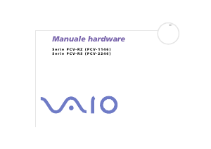 Manuale Sony PCV-RZ504 Vaio Desktop