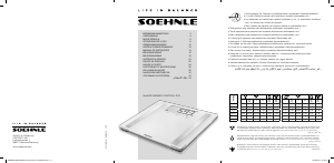 Manual Soehnle Shape Sense Control 200 Scale