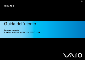 Manuale Sony VGC-LN1MR Vaio Desktop