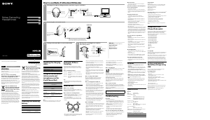 Manual Sony MDR-1RNC Headphone