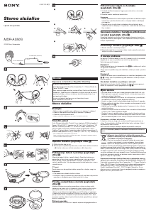 Priručnik Sony MDR-AS50G Slušalica