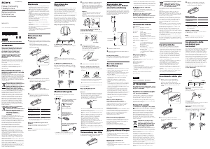 Manuale Sony MDR-NC13 Cuffie