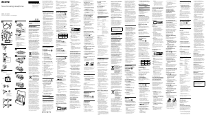 Manuale Sony MDR-NC300D Cuffie