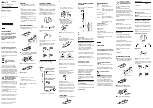 Návod Sony MDR-NC33 Slúchadlá