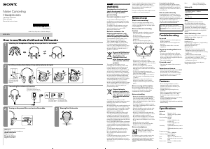 Manual de uso Sony MDR-NC8 Auriculares