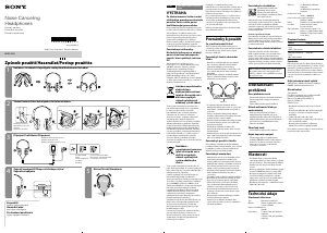 Návod Sony MDR-NC8 Slúchadlá