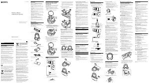 Manual de uso Sony MDR-RF4000K Auriculares