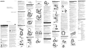 Посібник Sony MDR-RF4000K Навушник