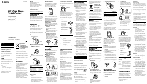 Bedienungsanleitung Sony MDR-RF5000 Kopfhörer