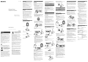 Manual Sony MDR-RF810RK Auscultador