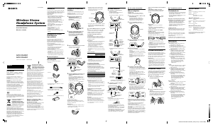 Návod Sony MDR-RF840RK Slúchadlá