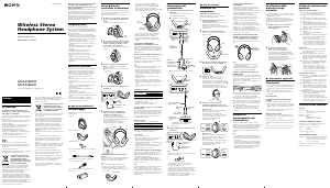 Manuale Sony MDR-RF840RK Cuffie