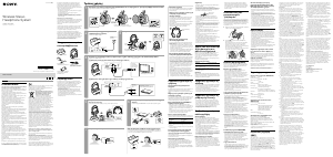 Εγχειρίδιο Sony MDR-RF855RK Ακουστικά