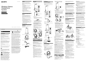 Instrukcja Sony MDR-RF865RK Słuchawki