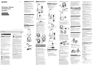 Bedienungsanleitung Sony MDR-RF865RK Kopfhörer