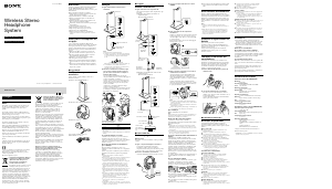 Manual Sony MDR-RF865RK Auscultador