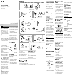 Manual Sony MDR-RF895RK Auscultador