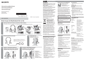 Bruksanvisning Sony MDR-XB450BV Hörlurar