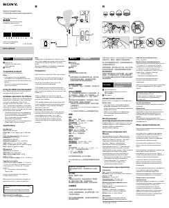 Посібник Sony MDR-XB55AP Навушник