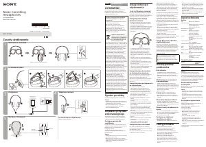 Manual Sony MDR-ZX110NA Auscultador