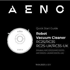 Εγχειρίδιο AENO RC3S-UK Ηλεκτρική σκούπα
