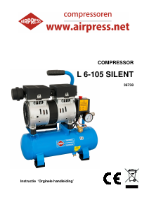 Handleiding Airpress L 6-105 Silent Compressor