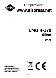 Mode d’emploi Airpress LMO 4-170 Silent Compresseur