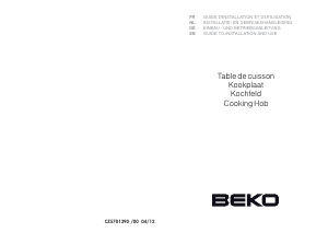 Manual BEKO HII 84400 T Hob